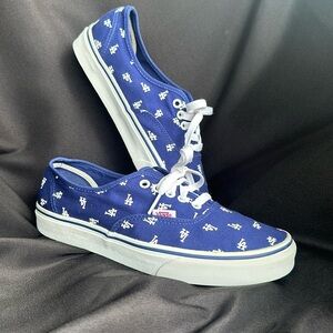 LA Dodgers x Vans Authentic Shoes